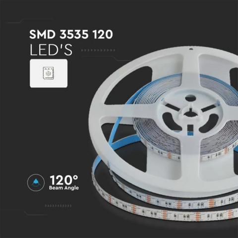 Banda LED RGB 24v, bana rgb 120LED/m, banda cu led multicolor, banda rgb interior, banda rgb ip20, banda multicolora, banda led rgb flexibila, led-box.ro