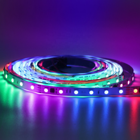 bandă LED RGBIC 24V, LED RGBIC SMD5050, bandă LED digitală multicolor, bandă LED cu control independent, LED strip RGBIC interior, bandă LED IP20 RGBIC, bandă LED efecte dinamice, iluminat RGBIC 24V, led-box.ro