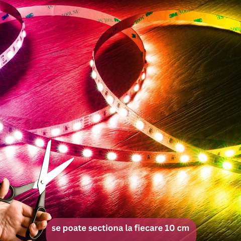 banda led 24v, banda cu leduri 24v, banda led 5m, benzi led 24V, banda led dedeman, banda led SMD5050, banda led RGB, led-box.ro