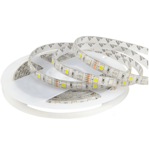 Banda LED RGBW 5050 SMD, 60 LED/m, alb rece IP65 - led-box.ro