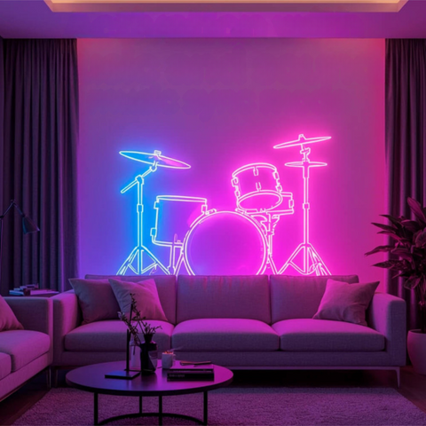Bandă Neon LED Flex folosită pentru iluminat personalizat, dimabila, sincronizare cu muzica, led-box.ro