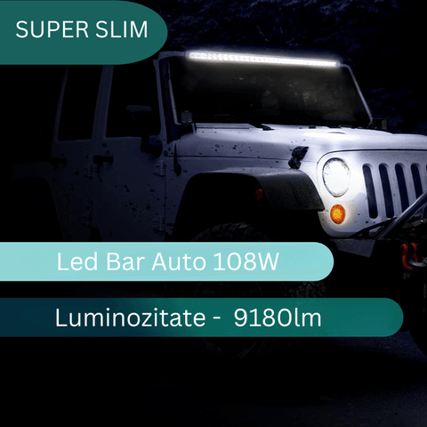 bara led auto 97cm, led bar auto combo, led bar auto 108w, bara led auto slim, led bar 9180lm, led-box.ro