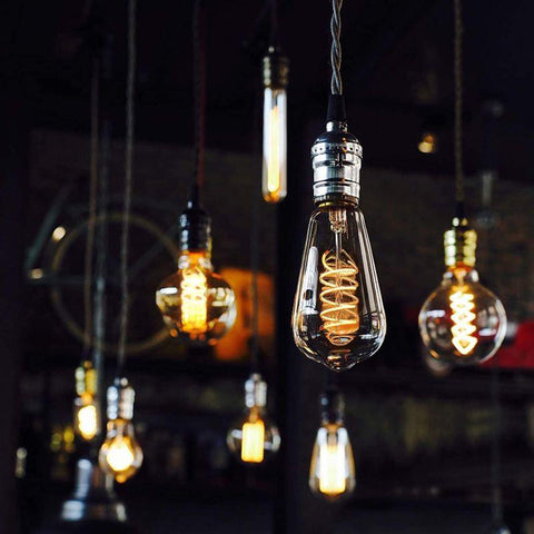 Bec decorativ LED ST64 E27 4W 2200K retro, dimabil - led-box.ro