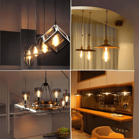 Bec decorativ LED ST64 E27 4W 2200K retro, dimabil - led-box.ro