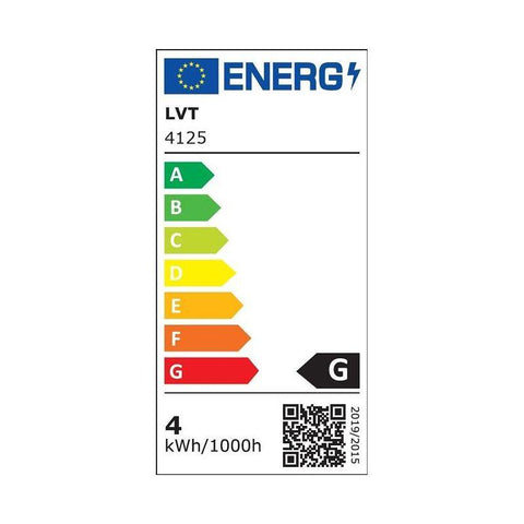 Bec LED decorativ 4W E27 G80, lumina alba calda 2200K, dimabil - led-box.ro