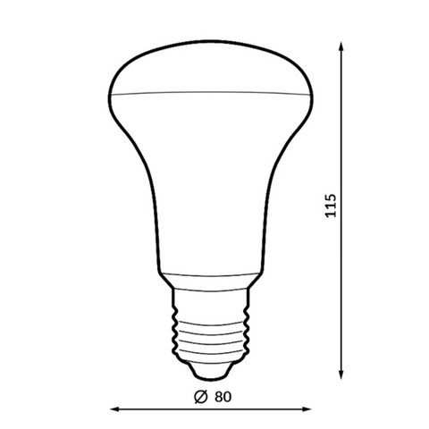 bec led economic, becuri led R80, bec led E27, becuri led 12W, becuri E27, bec LED 12w, bec LED ieftin, bec led dedeman, led-box.ro