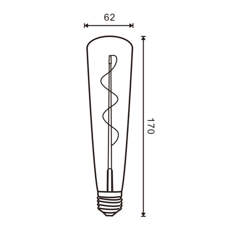 bec led E27, bec led vintage 4W, bec led retro, bec LED E27 lumina calda, bec LED Amber, becuri sticla Amber, becuri LED vintage, becuri decorative, led-box.ro