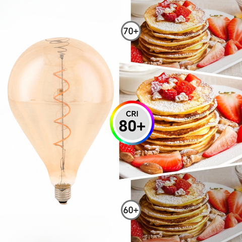 bec led E27 A160, bec led vintage 4W, bec led retro, bec LED E27 lumina calda, bec LED Amber A160, becuri sticla Amber, becuri LED vintage, becuri decorative, bec led filament spirala, led-box.ro