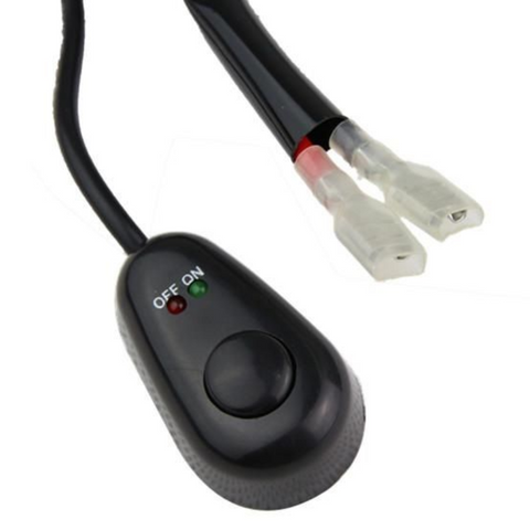 cablaj cu buton si releu led bar, cablaj led bar auto, cablaj cu buton si releu proiector auto, led-box.ro