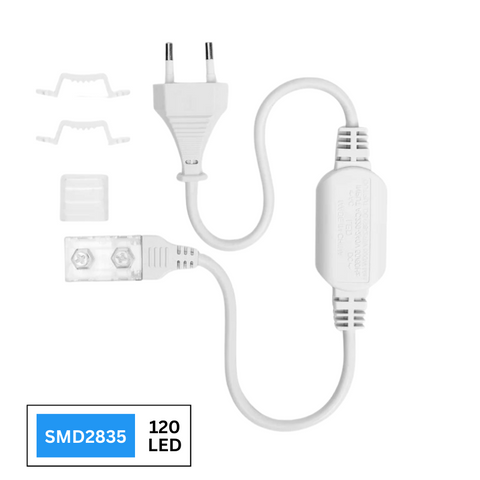 cablu alimentare banda led, cablu banda 2835, alimentare banda led 2835, accesorii banda led 2835, cablu alimentare banda 120led, alimentare banda 120led, led-box.ro