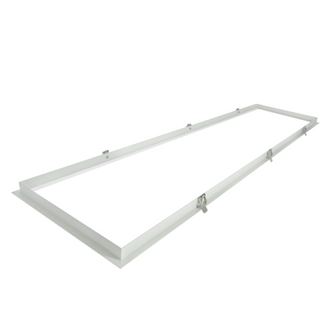 cadru panou led 120x30cm, rama aluminiu panou incastrat, panou led 120x30cm, rama din aluminiu, rama incastrata panou led 120x30cm, rama alba incastrata aluminiu, rama incastrata alba panou 120x30cm, led-box.ro
