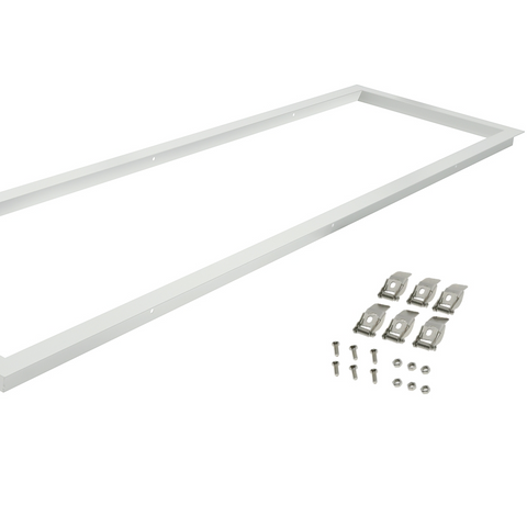 cadru panou led 120x30cm, rama aluminiu panou incastrat, panou led 120x30cm, rama din aluminiu, rama incastrata panou led 120x30cm, rama alba incastrata aluminiu, rama incastrata alba panou 120x30cm, led-box.ro