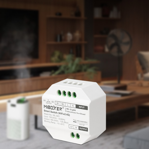 comutator wifi, comutator miboxer, comutator inteligent, wl-sw1, comutator comapatibil tuya, comutator triac, led-box.ro