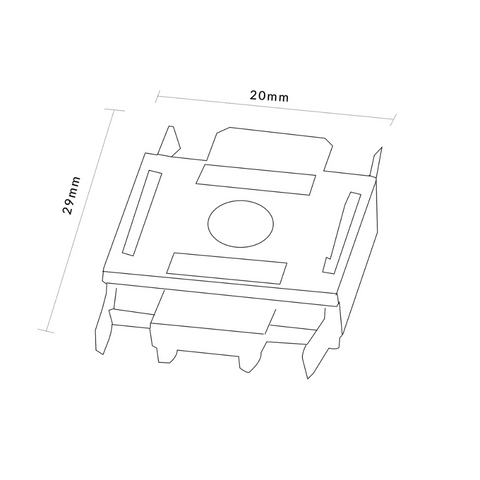 conectori imbinare sina magnetica, conector tip I sina magnetica, conector imbinare I sina magnetica, conector liniar sina magnetica, conector alb tip I sina magnetica, conector I sina magnetica neagra, led-box.ro