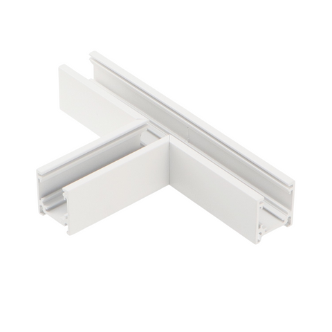 conector tip T sina magnetica, conector imbinare in T, conectori sina magnetica, conector negru imbinare sina, conector alb imbinare sina, accesorii sine magnetice, led-box.ro