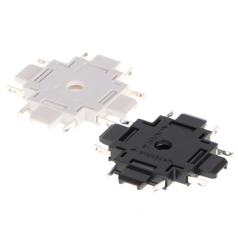 conector X sina magnetica, conector in cruce sina magnetica, conector aluminiu sina magnetica, imbinare sina magnetica, conectori imbinare sina magnetica, led-box.ro