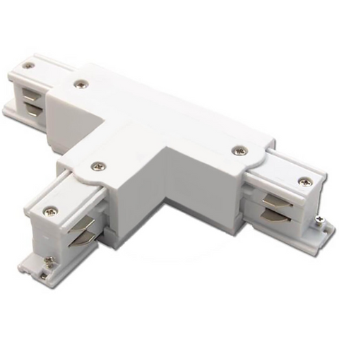 conector trifazat T, conector in forma T, conector sina trifazata, conector T sina trifazata, accesorii sina trifazata, led-box.ro