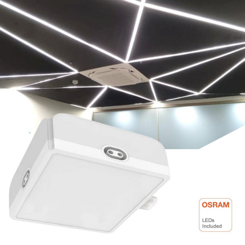 conector led, tavane personalizabile, led liniar tavane, lumini plafoane, iluminat decor, tavane iluminate led, Osram, iluminat cu led tavan, led-box.ro