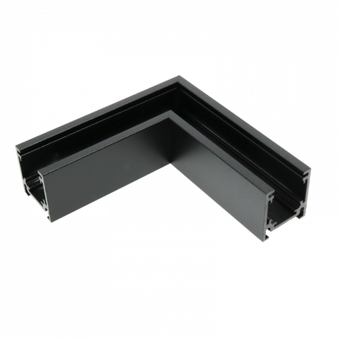 conectori tip L sina magnetica, conectori colt sina magnetica, conectori pentru sina tavan, conectori L , conector colt sina magnetica, conector negru colt, conector alb sina magnetica, led-box.o