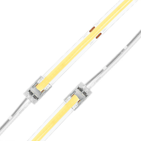 conector prelungire banda COB, conector banda COB, conector cu fir banda COB, imbinare banda COB, conectori banda COB, led-box.ro