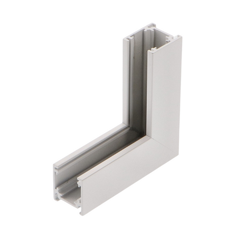 conector vertical colt, conector sina magnetica, conectori pentru sina, conector tip L, conectori , conectori magnetici sina, conector de colt sina, conector negru de colt, conector alb de colt, led-box.ro