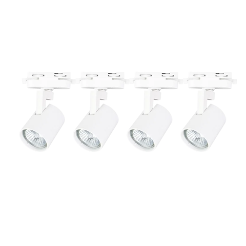 Configurare șină în linie dreaptă cu 4 reflectoare