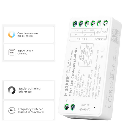 controler banda led, controler banda led mono, controler 2in1, controler miboxer, controler dual white, controler fut035s, controler led, controler tuya, controler alexa, controller google assistant, led-box.ro