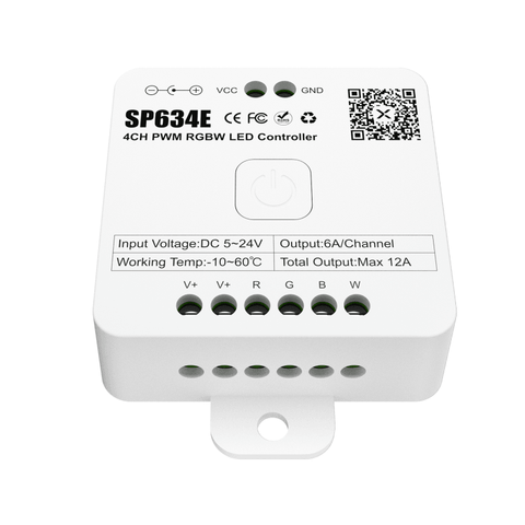 controler banda led, controler led rgbw, controller benzi led multicolore, SP634e, controller 12v 24v, controller wifi rgbw, led-box.ro