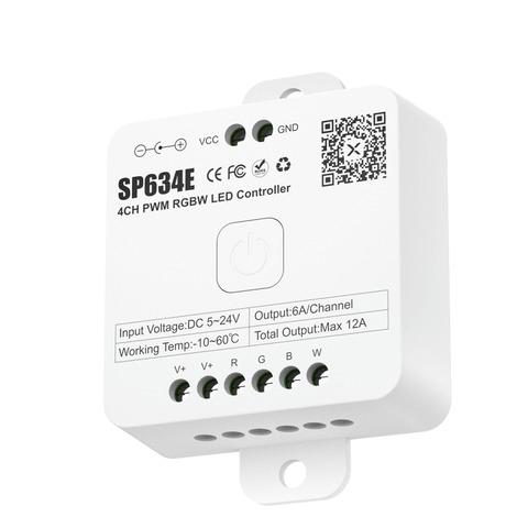 controler banda led, controler led rgbw, controller benzi led multicolore, SP634e, controller 12v 24v, controller wifi rgbw, led-box.ro