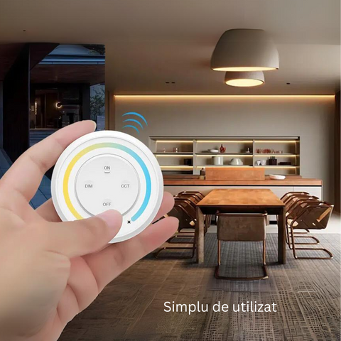 controler cu telecomanda, controler si telecomanda, controler banda led, telecomanda led, controller cct, controler mono, telecomanda banda led dual white, telecomanda cct, telecomanda banda led, miboxer, fut035sa+, dimmer, led-box.ro
