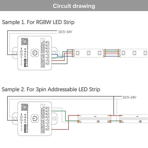 Controler LED All In One SP630E 5CH - led-box.ro