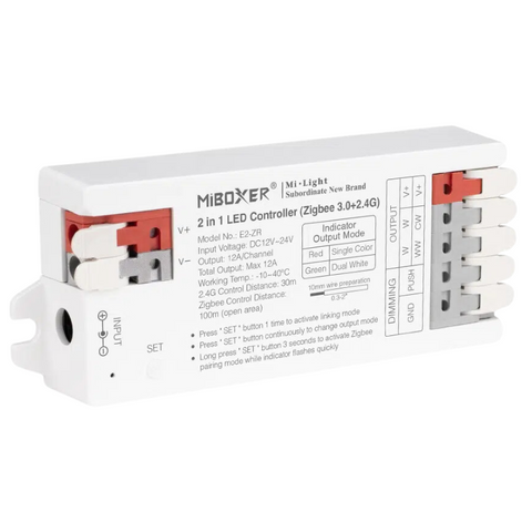 controler led, controler banda led, controler miboxer, controler monocrom, controler cct, controller zigbee, e2ZR, led-box.ro