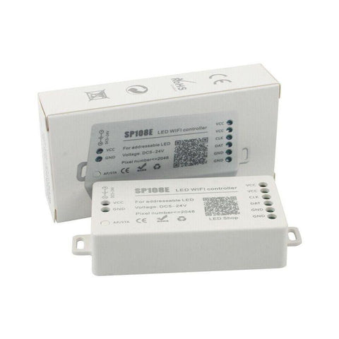 controler banda digitala, controller wifi, led wifi controller, controler benzi digitale, controler SP108E- led-box.ro