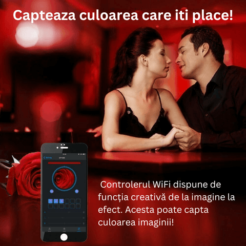 controler banda digitala, controller wifi, led wifi controller, controler benzi digitale, controler SP108E- led-box.ro