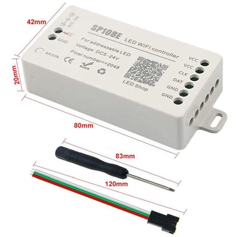 controler banda digitala, controller wifi, led wifi controller, controler benzi digitale, controler SP108E- led-box.ro