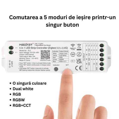 controler banda led, controler milight, miboxer, controler tuya, controler zigbee, controler ZL5, controler banda led rgb, controler banda led mono, controler tuya, cele mai bune controlere banda led