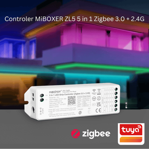 controler banda led, controler milight, miboxer, controler tuya, controler zigbee, controler ZL5, controler banda led rgb, controler banda led mono, controler tuya, cele mai bune controlere banda led