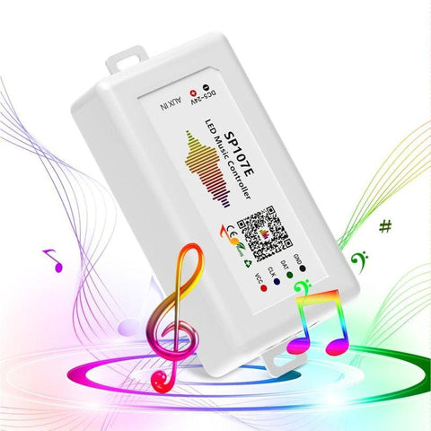 controler muzical, controler banda digitala, controller banda, controler sp107e, led music controller, led-box.ro