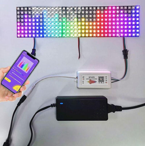controler muzical, controler banda digitala, controller banda, controler sp107e, led music controller, led-box.ro