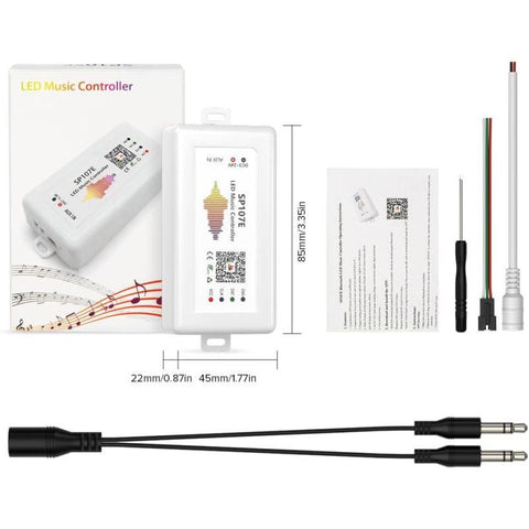 controler muzical, controler banda digitala, controller banda, controler sp107e, led music controller, led-box.ro