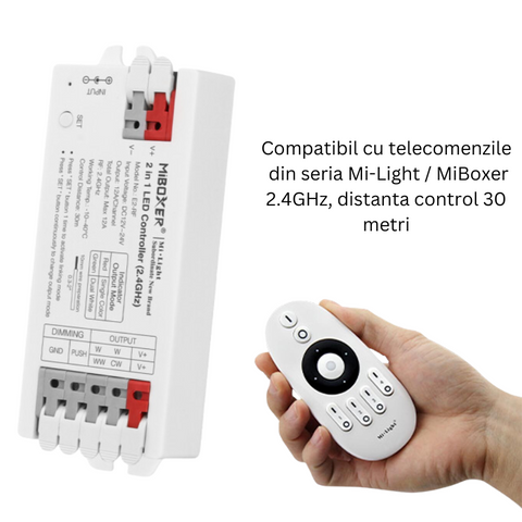 controler led, controler monocrom, controler cct, controler miboxer, control dual white, controler 12v, controler 24v, controller milight, E2-RF-led-box.ro