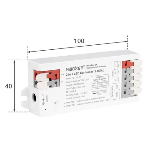 controler led, controler monocrom, controler cct, controler miboxer, control dual white, controler 12v, controler 24v, controller milight, E2-RF-led-box.ro
