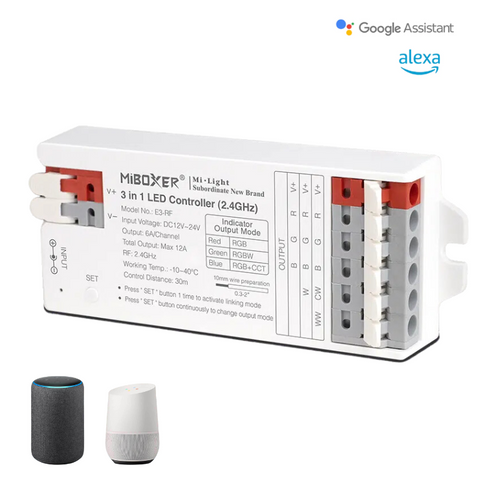 controler rf, controler 3in1, controler miboxer, controler E3-RF, controler banda led, controler rgb, controler rgbw, controller rgb+cct, led-box.ro