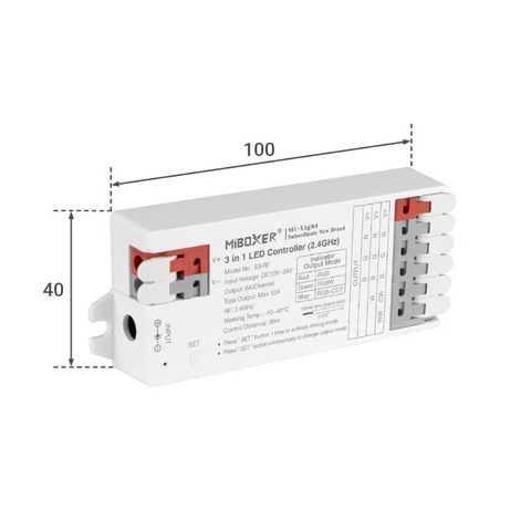 controler rf, controler 3in1, controler miboxer, controler E3-RF, controler banda led, controler rgb, controler rgbw, controller rgb+cct, led-box.ro