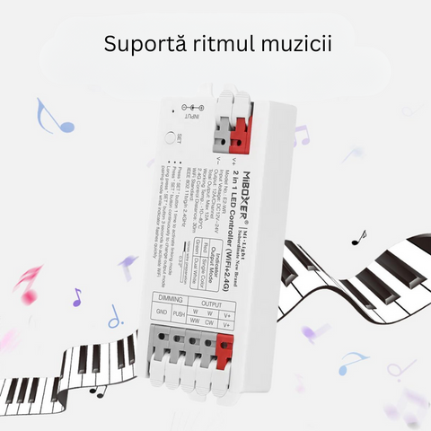 E2-WR, Miboxer, controler led, controller monocrom, controller CCT, controller  banda LED, controller wifi,  led-box.ro