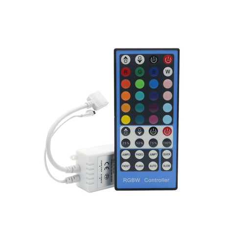 controler banda led rgbw, controler si telecomanda rgbw, controller pentru banda rgbw, telecomanda 40 taste banda led, rgbw controller, led-box.ro