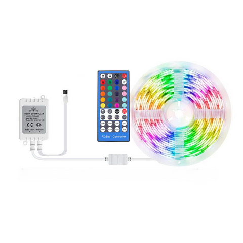 controler banda led rgbw, controler si telecomanda rgbw, controller pentru banda rgbw, telecomanda 40 taste banda led, rgbw controller, led-box.ro