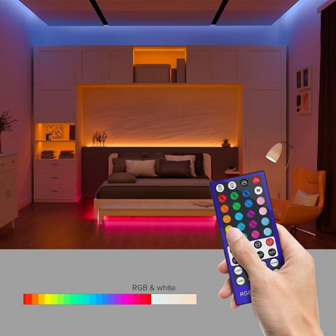 controler banda led rgbw, controler si telecomanda rgbw, controller pentru banda rgbw, telecomanda 40 taste banda led, rgbw controller, led-box.ro