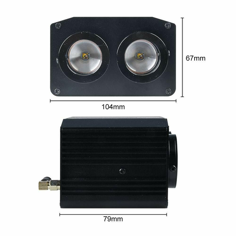 Generator fibră optică RGBW pentru cer înstelat
