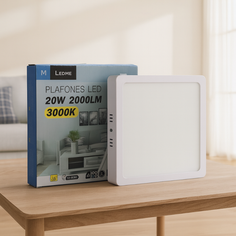 Corp de iluminat LED alb Slim 20w, montaj aplicat